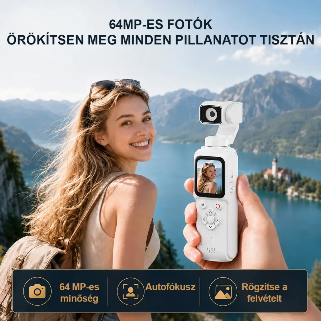 4K Handheld Gimbal Camera