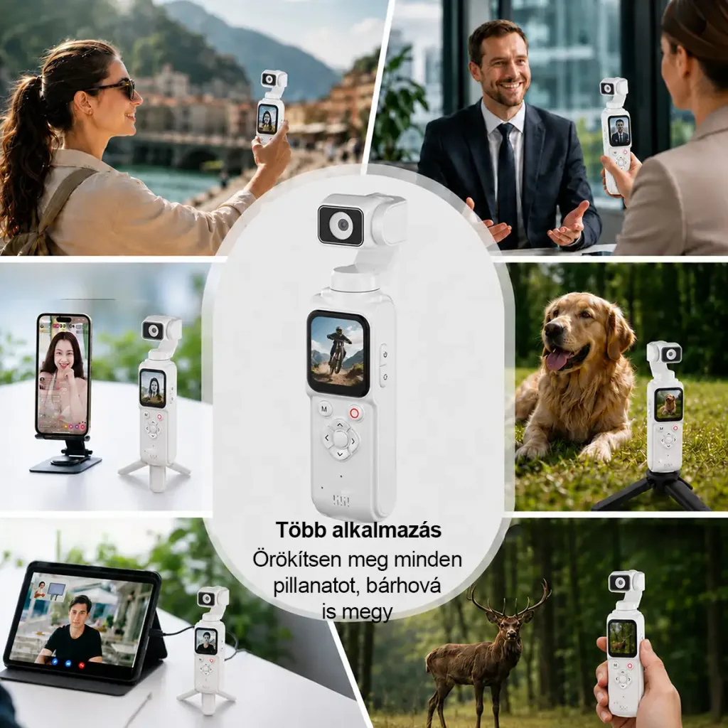 4K Handheld Gimbal Camera