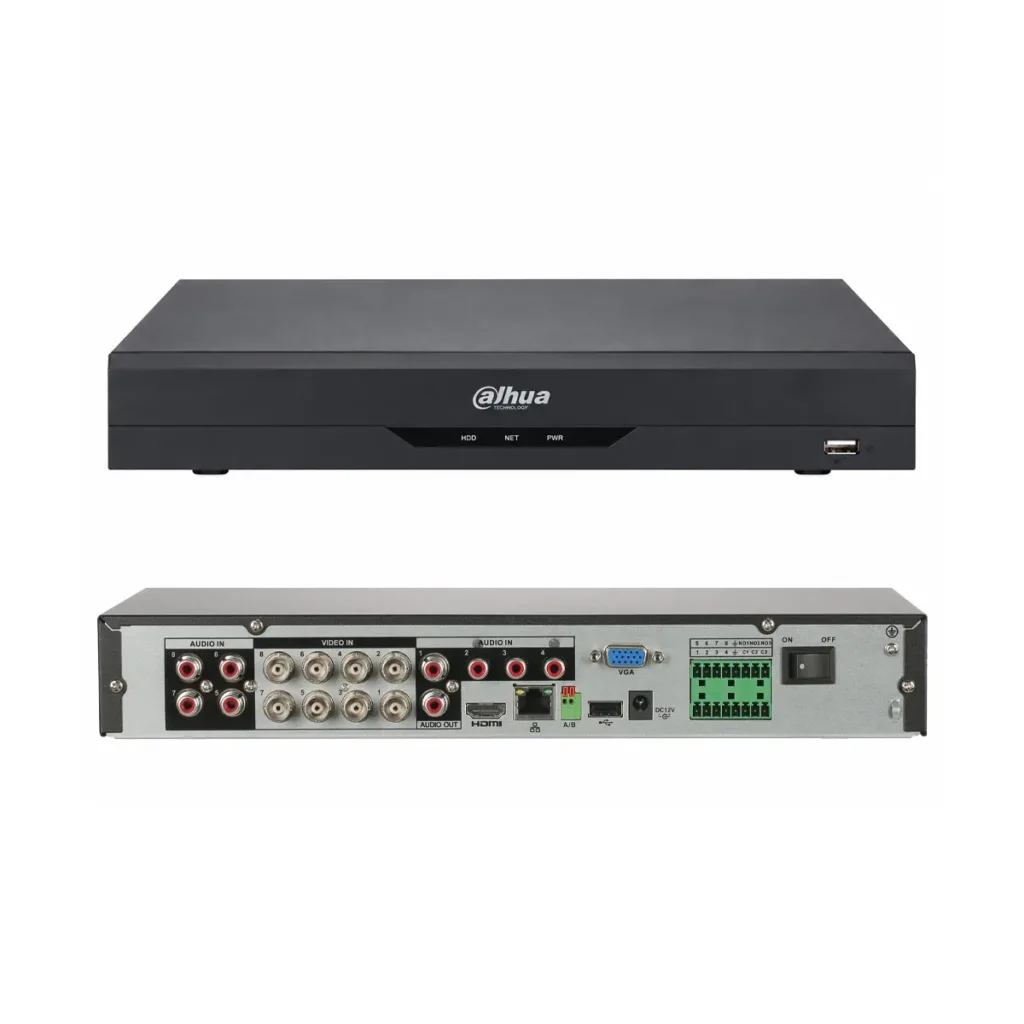 Dahua XVR5108HE-I3/T – 8 csatornás, 5MP-es WizSense DVR AcuPick, SMD Plus és 8/3 riasztási I/O funkcióval