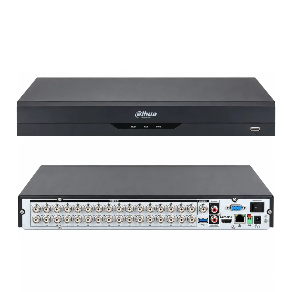 Dahua XVR5232AN-I3/T - 32 csatornás 5MP WizSense DVR AcuPick funkcióval, SMD Plus-szal és 2 SATA meghajtóval, meghajtónként akár 16 TB-ig