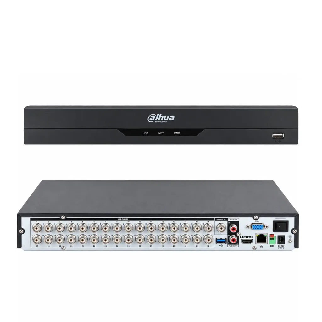 Dahua XVR5232AN-I3/T - 32 csatornás 5MP WizSense DVR AcuPick funkcióval, SMD Plus-szal és 2 SATA meghajtóval, meghajtónként akár 16 TB-ig