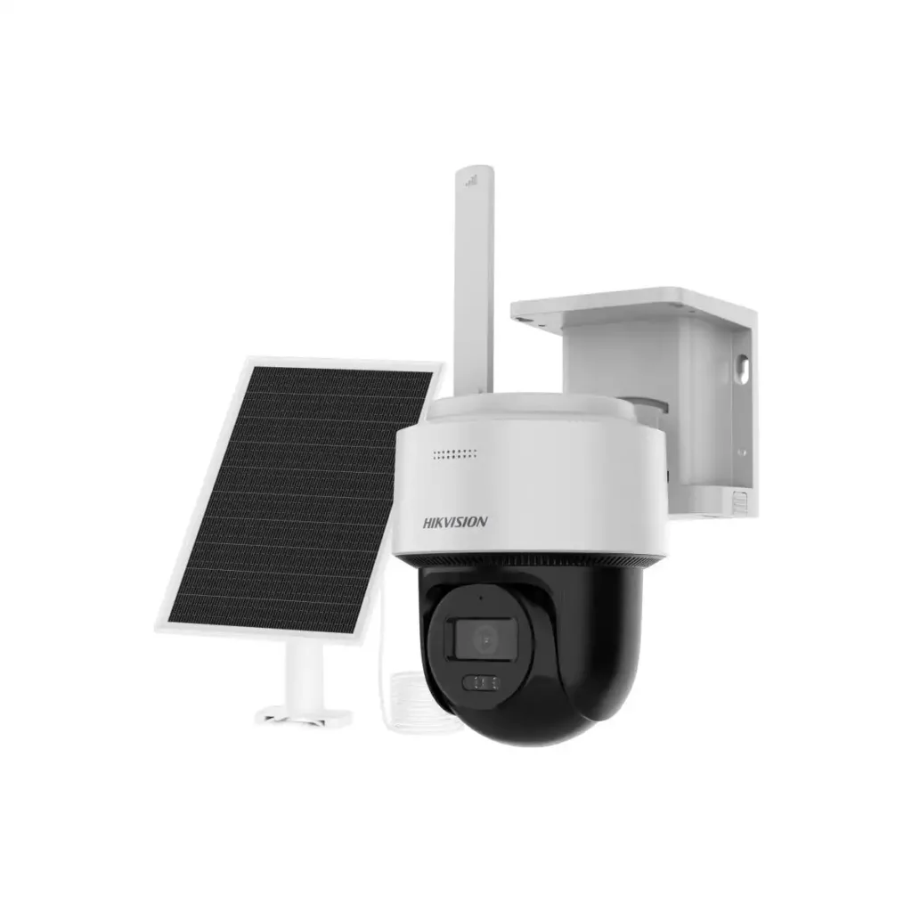 Hikvision DS-2CFSP4/4G – 4MP napelemes 4G PT kamera AOV 24/7 funkcióval, intelligens követéssel és 2,8 mm-es objektívvel