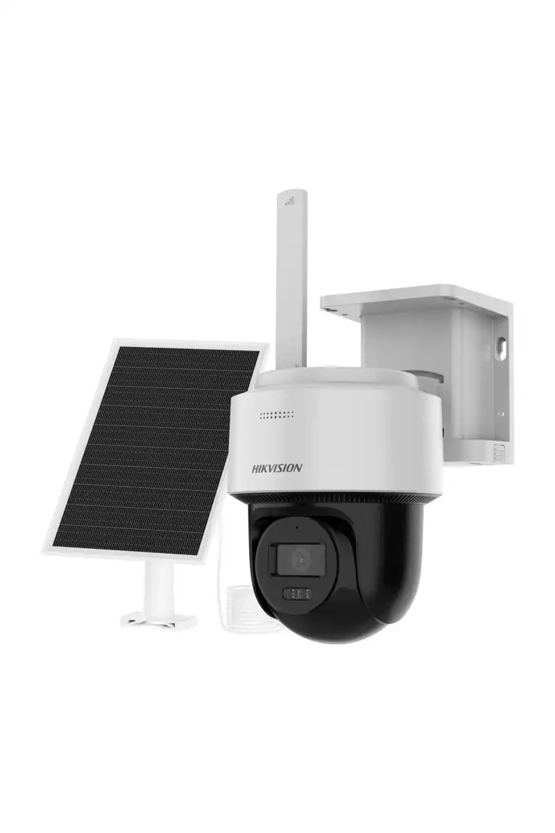 Hikvision DS-2CFSP4_4G main Hikvision DS-2CFSP4/4G – 4MP napelemes 4G PT kamera AOV 24/7 funkcióval, intelligens követéssel és 2,8 mm-es objektívvel