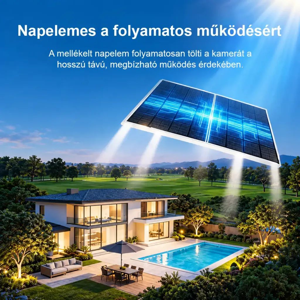 Dahua APOLLO BP5E 5MP Wi-Fi napelemes PT kamera 10 000 mAh akkumulátorral, AI-érzékeléssel és színes éjjellátóval