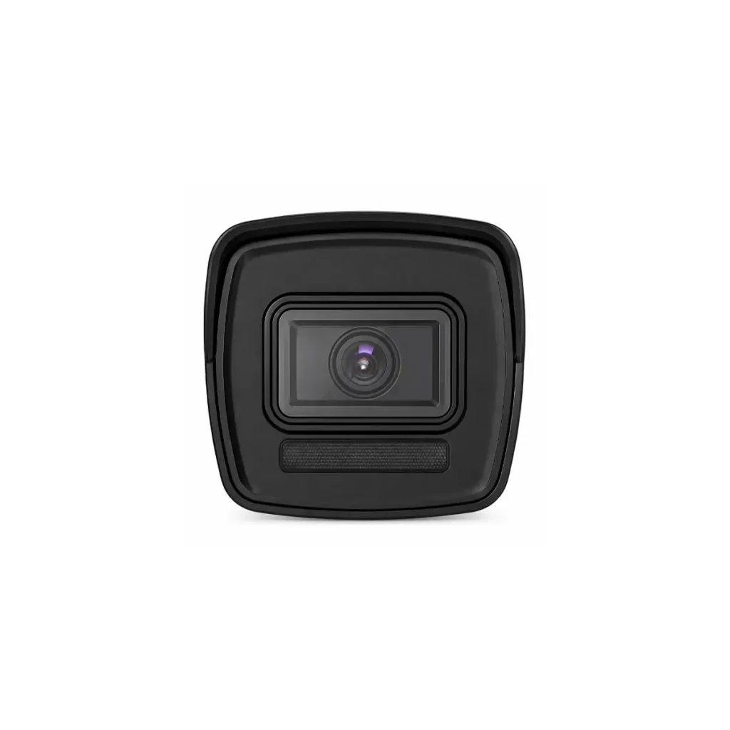 Hikvision DS-2CD1043G2-LIU FEKETE 4MP IP PoE kamera intelligens hibrid világítással, AI-érzékeléssel és mikrofonnal, 2,8 mm