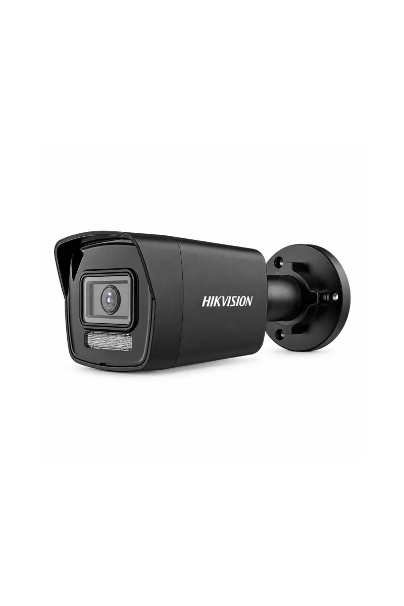 Hikvision DS-2CD1043G2-LIU BLACK 4MP IP PoE main Hikvision DS-2CD1043G2-LIU FEKETE 4MP IP PoE kamera intelligens hibrid világítással, AI-érzékeléssel és mikrofonnal, 2,8 mm