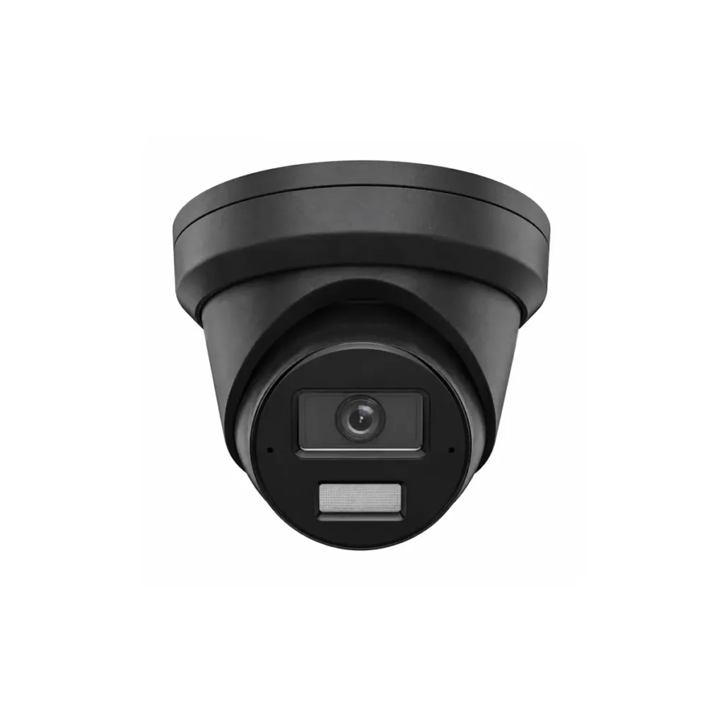 Hikvision DS-2CD2343G2-LI2U-BLACK 4MP IP PoE kamera AcuSense funkcióval, intelligens hibrid lámpával, dupla mikrofonnal és IP67 védettséggel