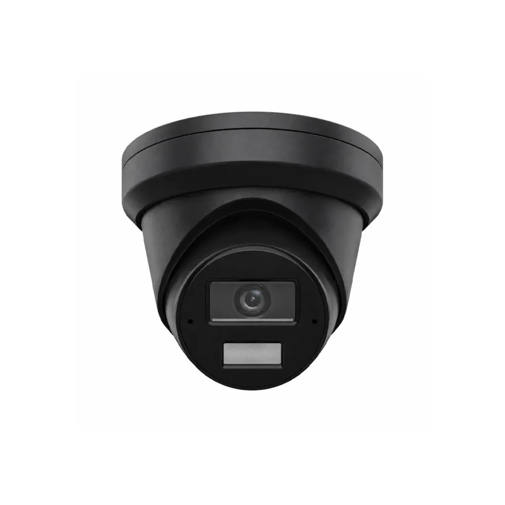 Hikvision DS-2CD2383G2-LI2U FEKETE 8MP 4K IP PoE kamera AcuSense funkcióval, intelligens hibrid lámpával és dupla mikrofonnal, 2,8 mm