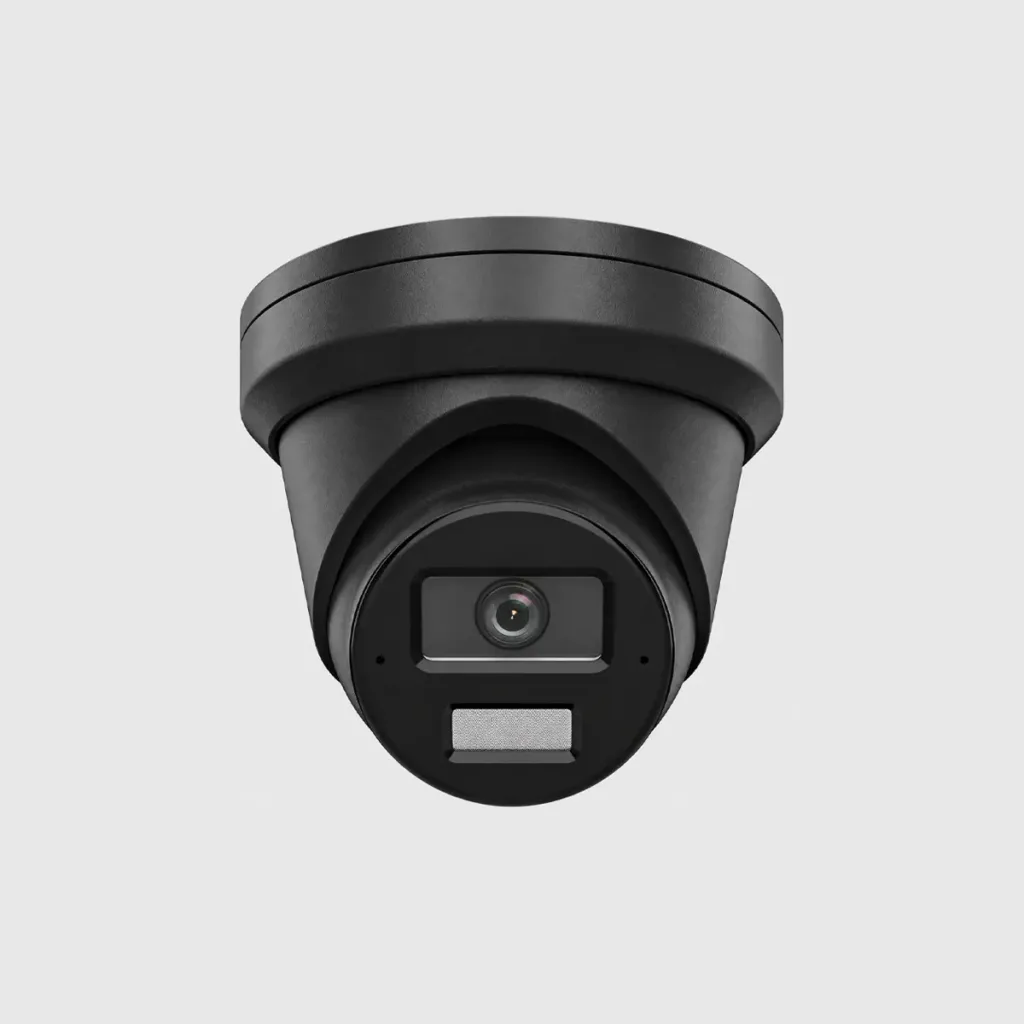 Hikvision DS-2CD2383G2-LI2U FEKETE 8MP 4K IP PoE kamera AcuSense funkcióval, intelligens hibrid lámpával és dupla mikrofonnal, 2,8 mm