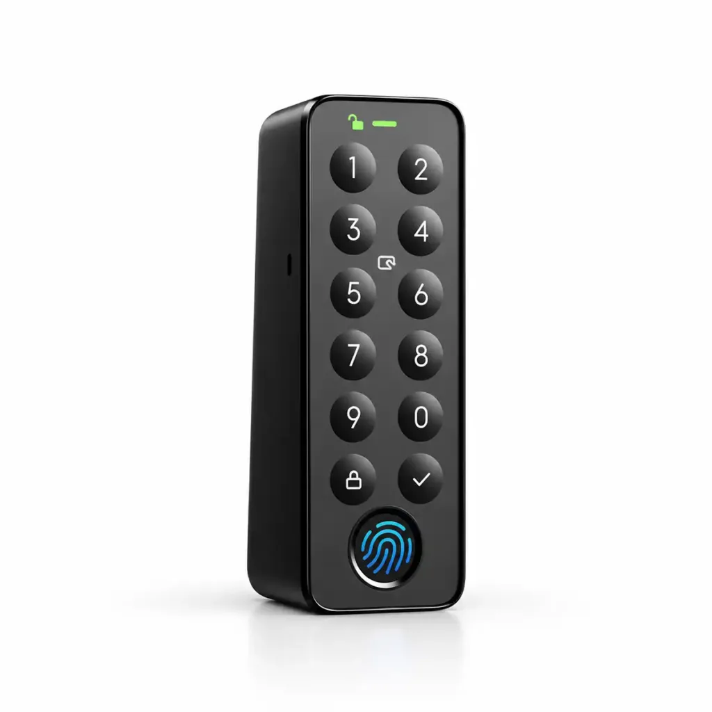 SwitchBot Lock Ultra Touch Combo EU – 3 az 1-ben okoszár ujjlenyomat-olvasóval, billentyűzetes érintőképernyővel és Hub Mini Matterrel